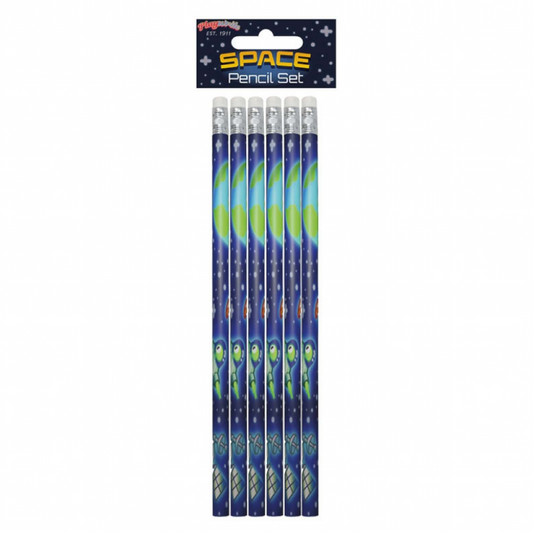 Space 6pc Pencil Set 17cm