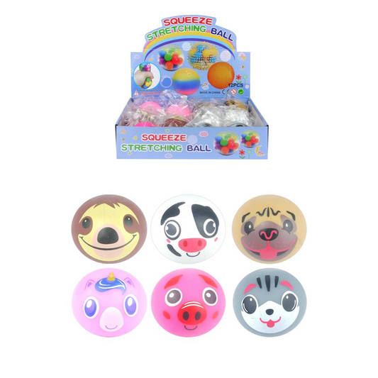 Squishy Animal Face Ball