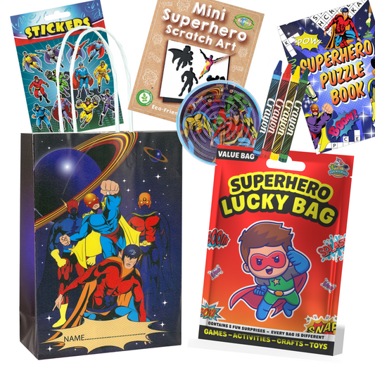 Superhero Value Bag and Party Bag Bundle