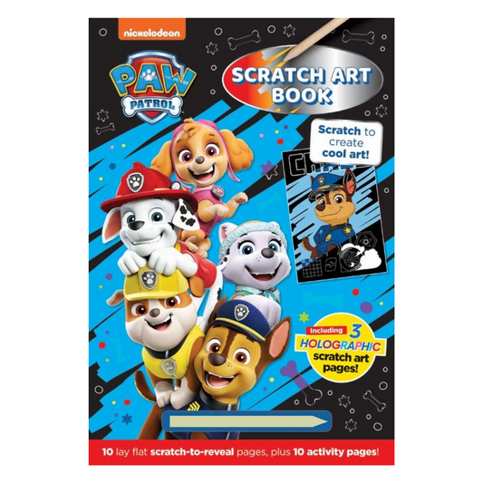 Paw Patrol Scratch Art Book