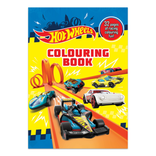 Hot Wheels Colouring Book