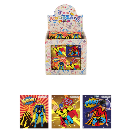 Superhero Notebook (7cm x 6cm)