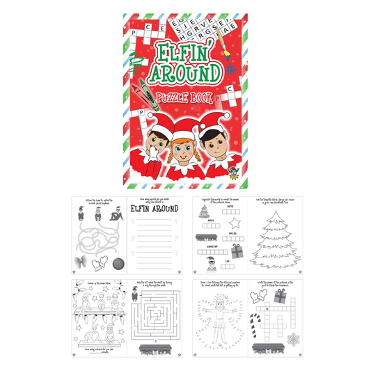Mini Elfin Around Puzzle Book