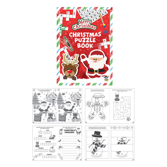 Mini Christmas Puzzle Book