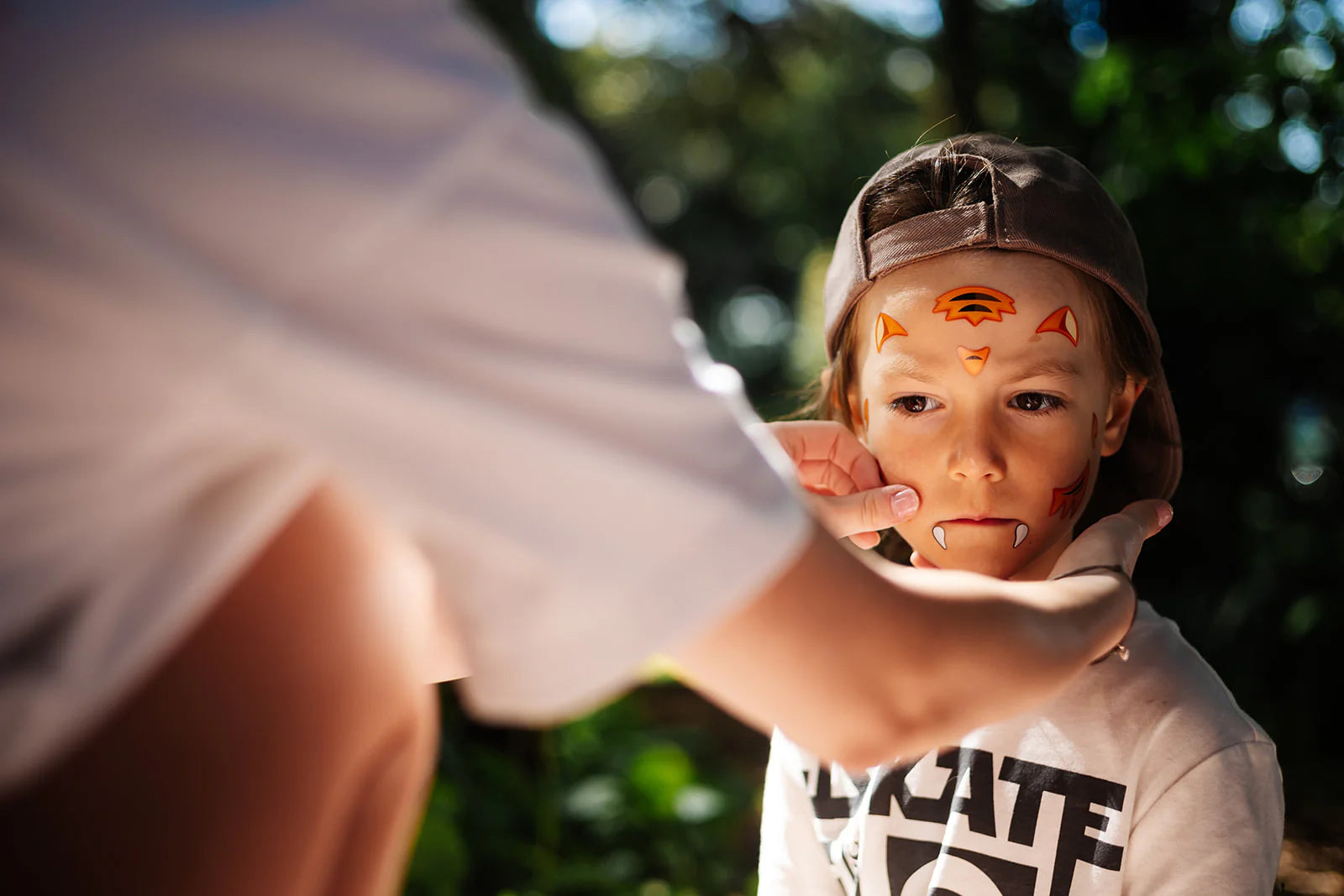 Jungle Face Paint Sticker