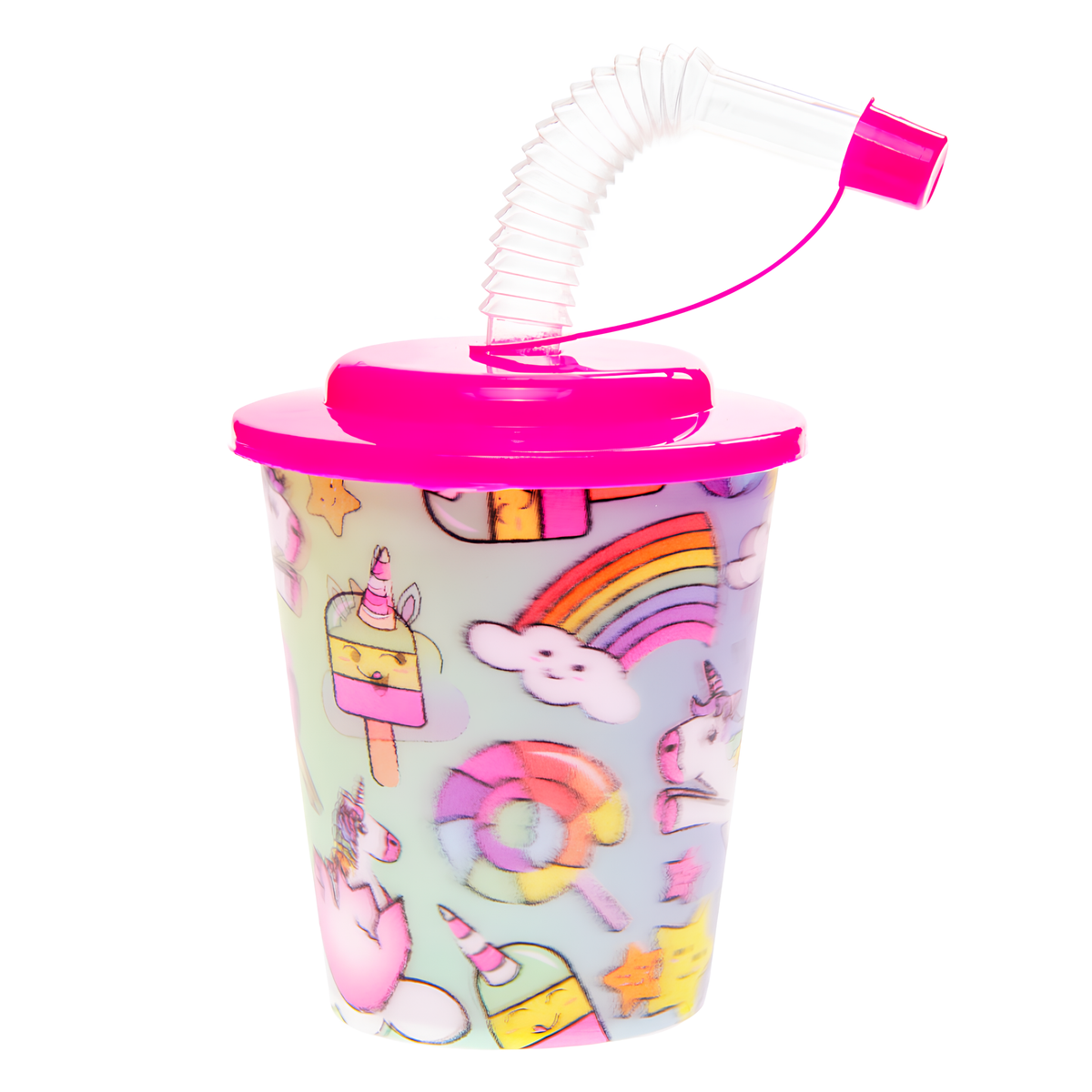 Unicorn Super 3D Beaker + Lid | Cups | Kids Party Craft | Kids Party Craft