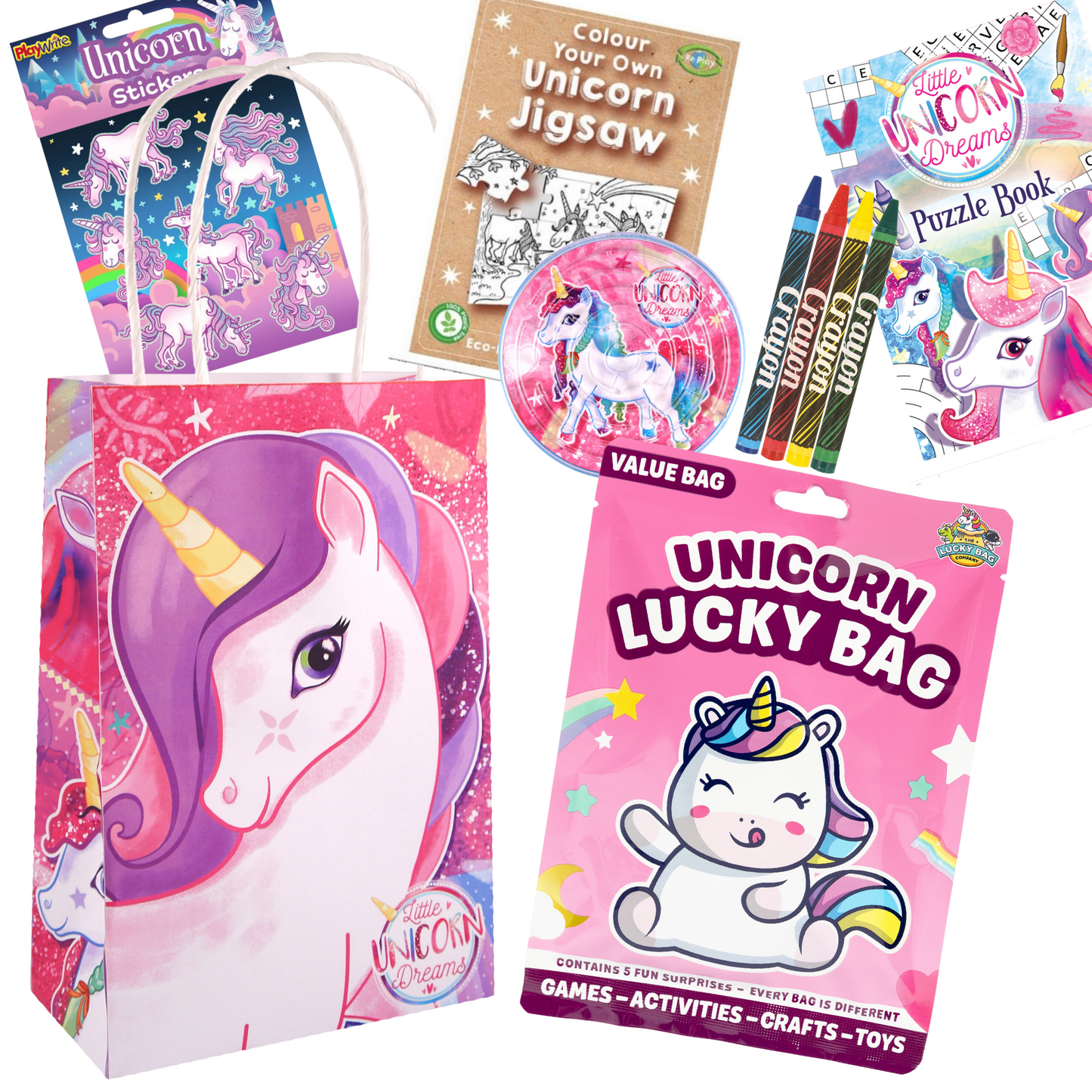 Unicorn Value Bag and Party Bag Bundle