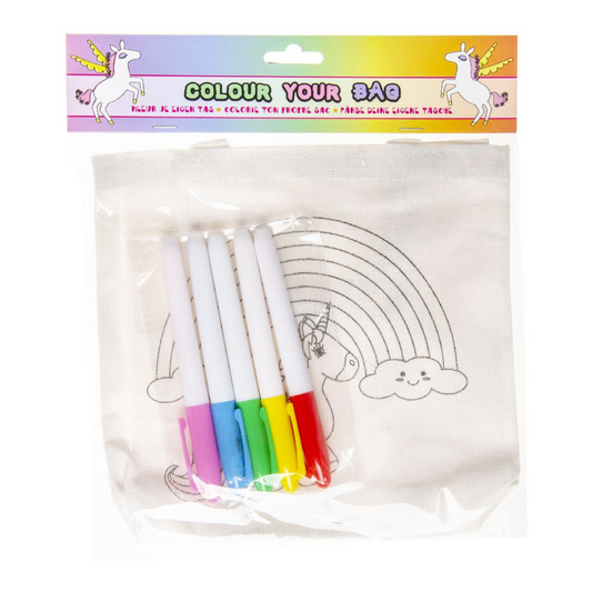 Unicorn Colour Your Own Bag