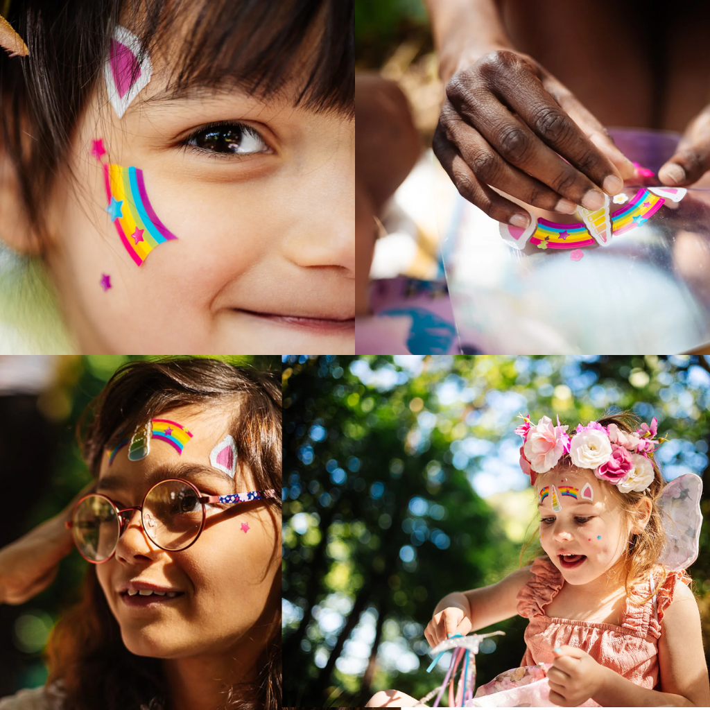 Unicorn Face Paint Sticker