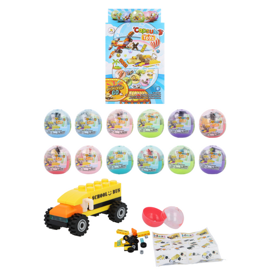 Vehicles Block Kit Capsule (12-to-Collect)