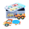 Vehicle Puzzle Tin 6-in-1