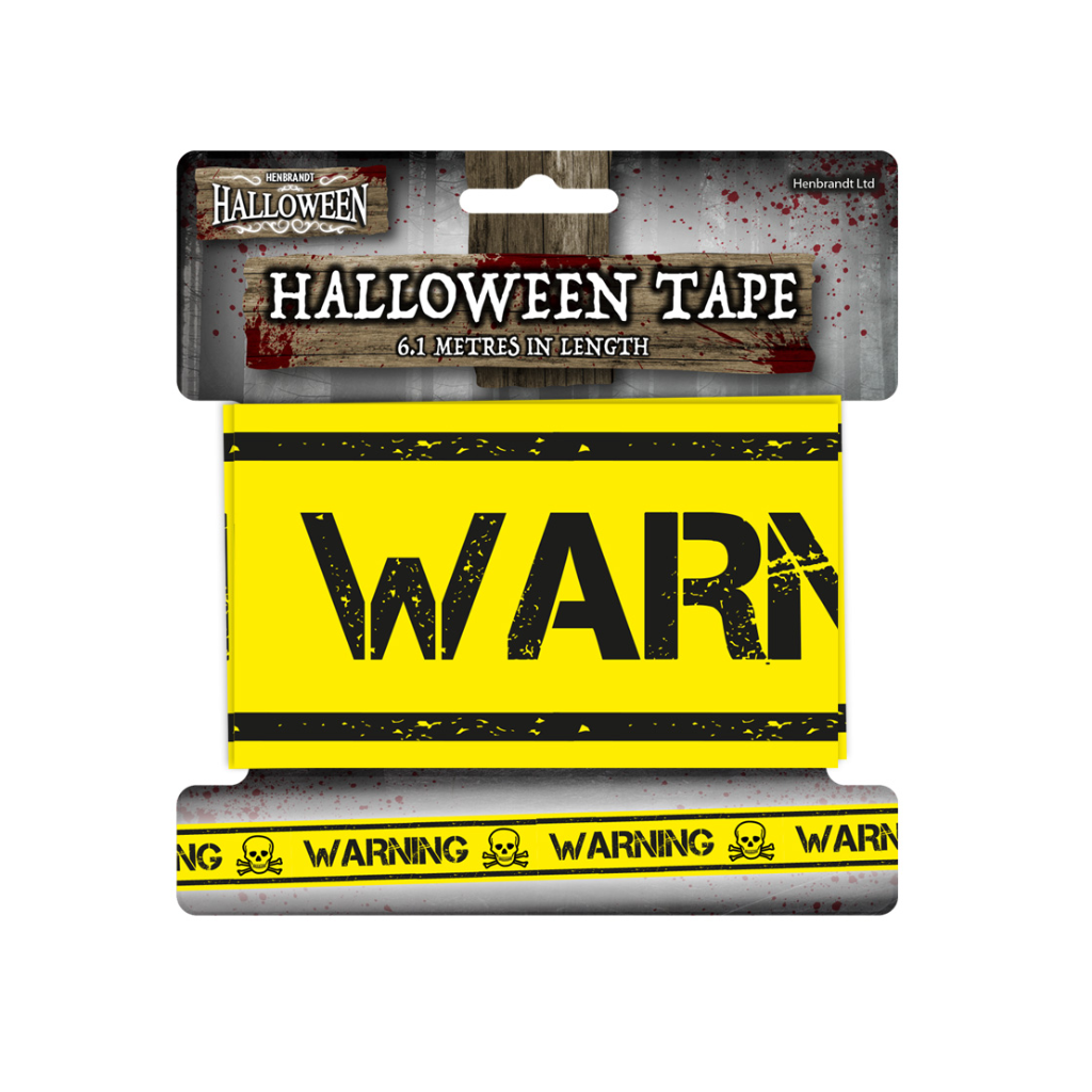 Warning Tape 3 Assorted Designs (6.1m x 7cm)