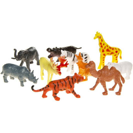 Wild Animal Figurines (12pcs)