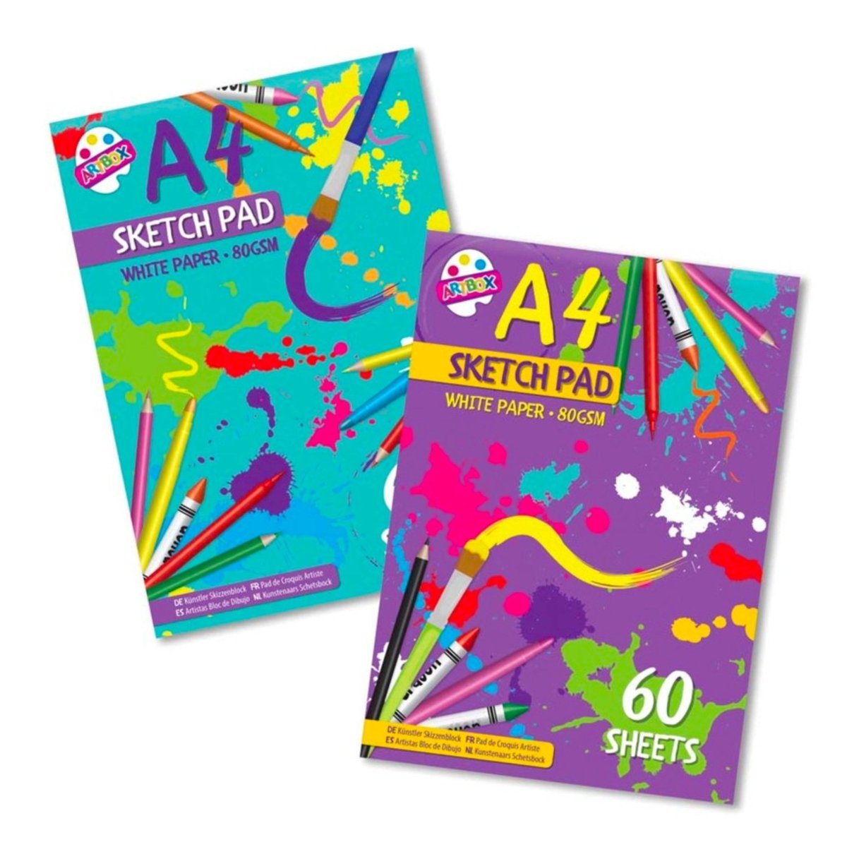 Target Drawing Pad A4 Sketch Pad (60 Sheets) - Kids Party Craft | Kids Party Craft