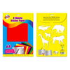 A4 Sticker Paper Sheets (8 Assorted Colours) - Kids Party Craft
