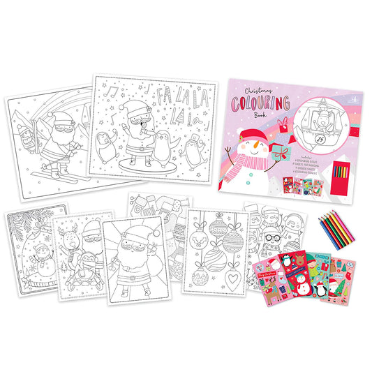 Christmas Colouring & Sticker Book