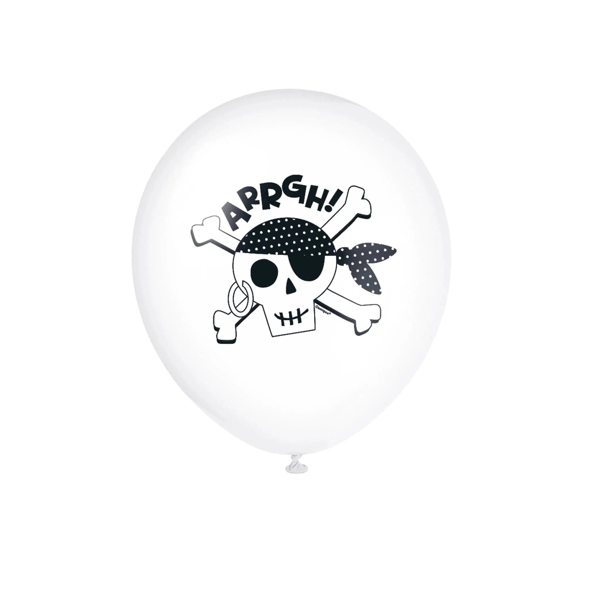 Ahoy Pirate 12" Latex Balloons - Kids Party Craft