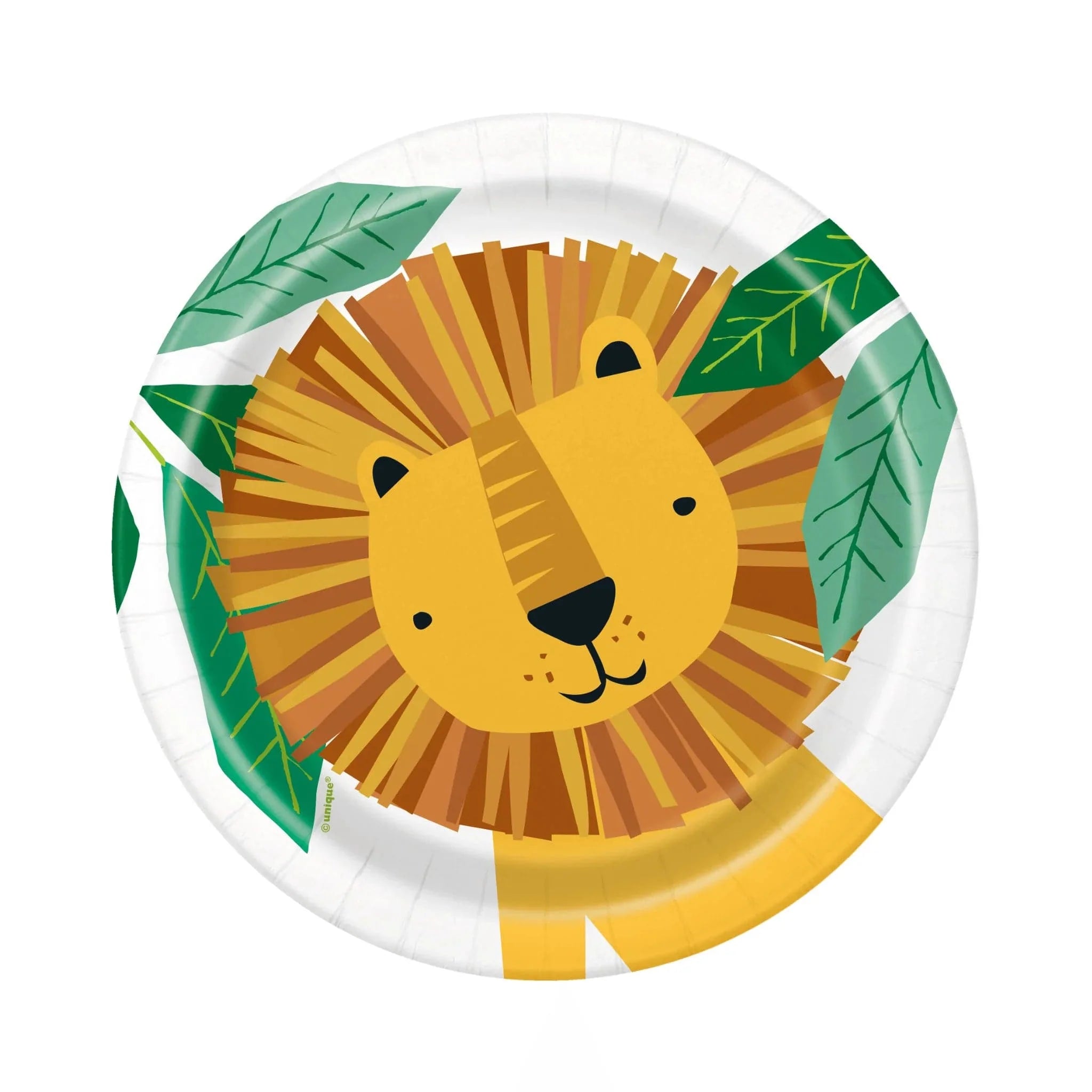 Animal Safari 7" Dessert Plates 8pk - Kids Party Craft