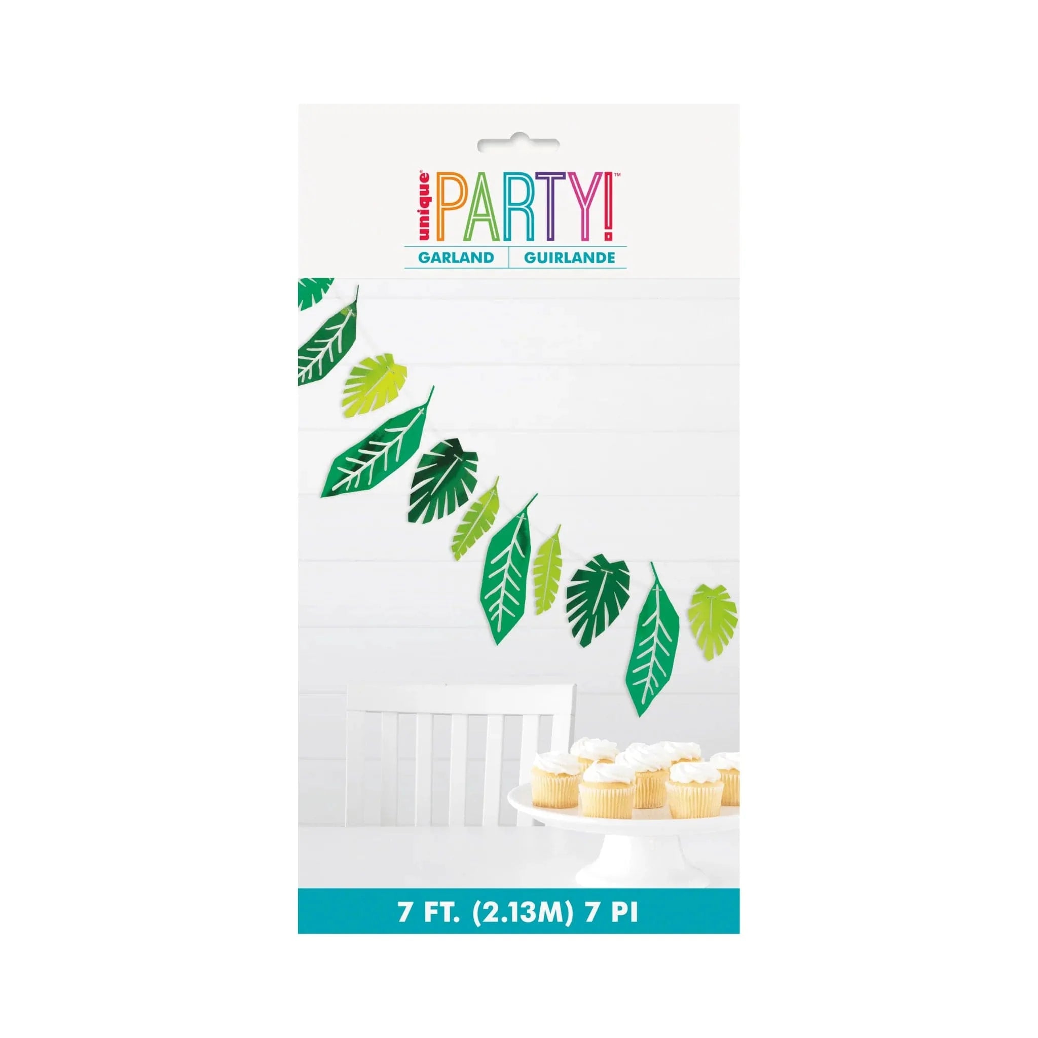 Animal Safari 7ft Leaves Garland - Kids Party Craft