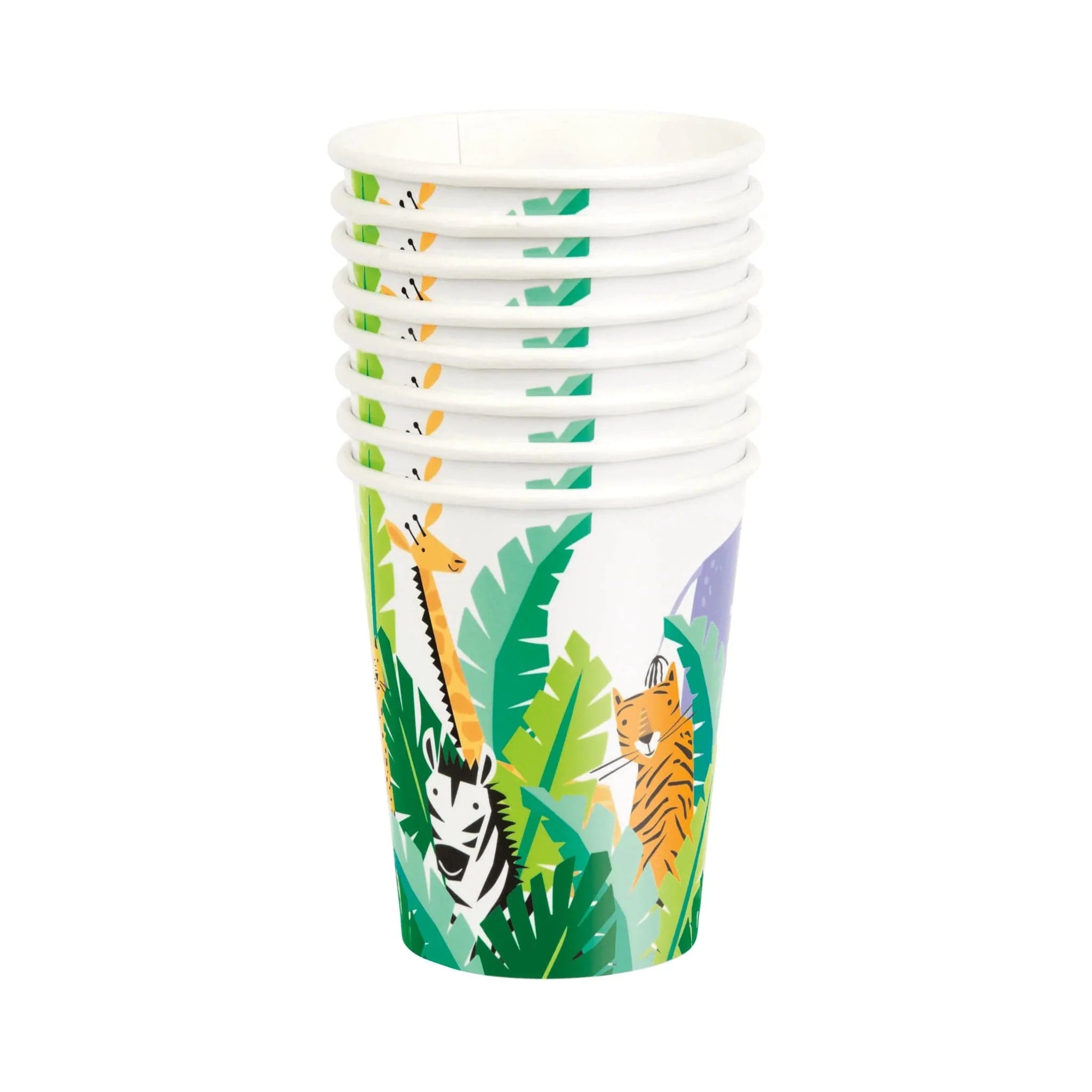 Animal Safari 9oz Cups 8pk - Kids Party Craft