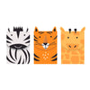 Animal Safari Party Treat Bags 3pk - Kids Party Craft