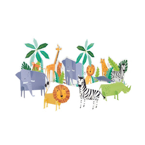 Animal Safari Table Decorating Kit 5pc - Kids Party Craft