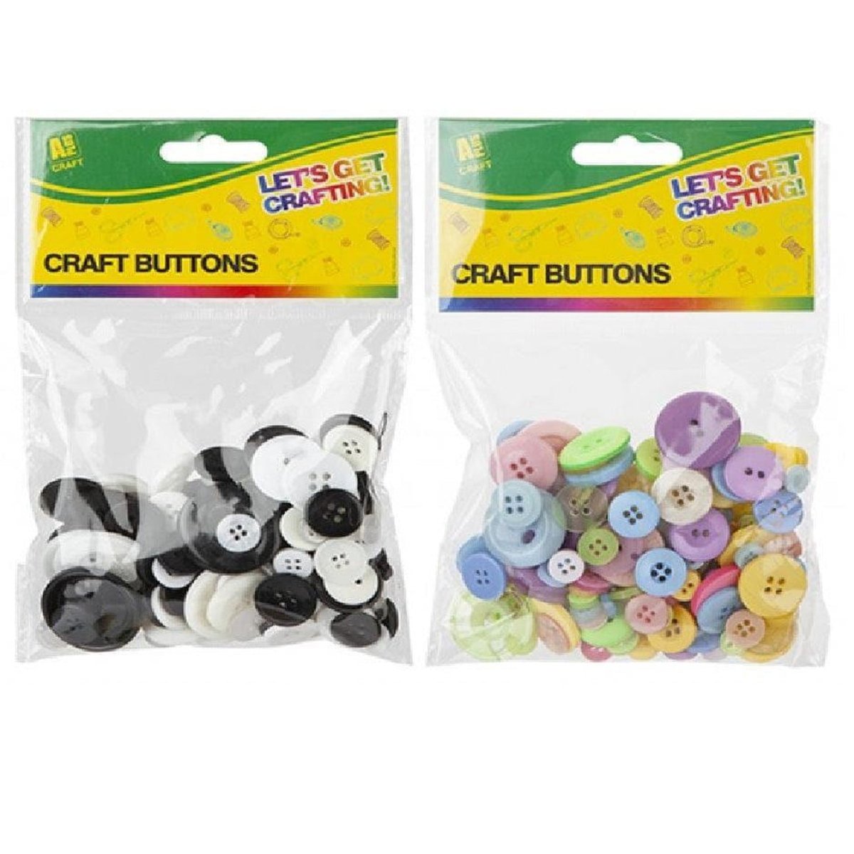 Assorted Craft Buttons - Kids Party Craft