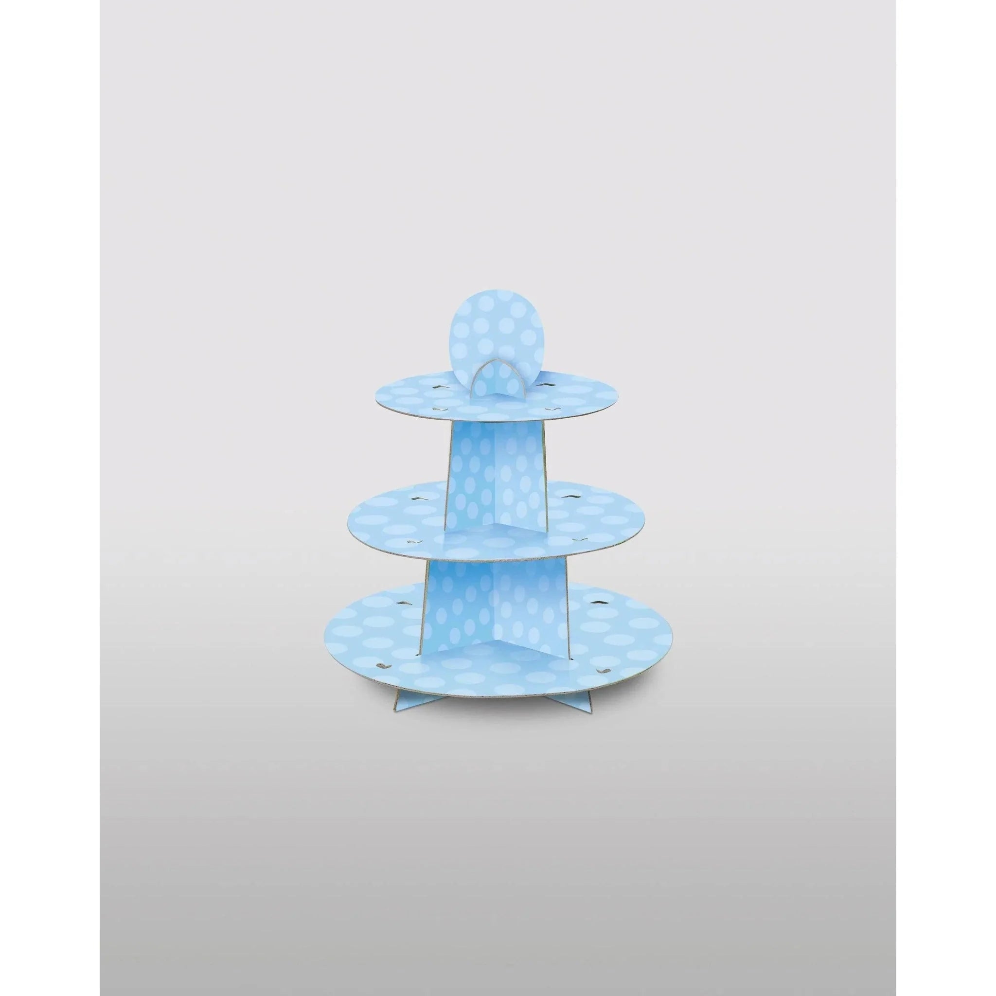 Baby Blue Cupcake Stand - Kids Party Craft