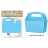 Baby Blue Treat Box 12cm Pack of 10 - Kids Party Craft