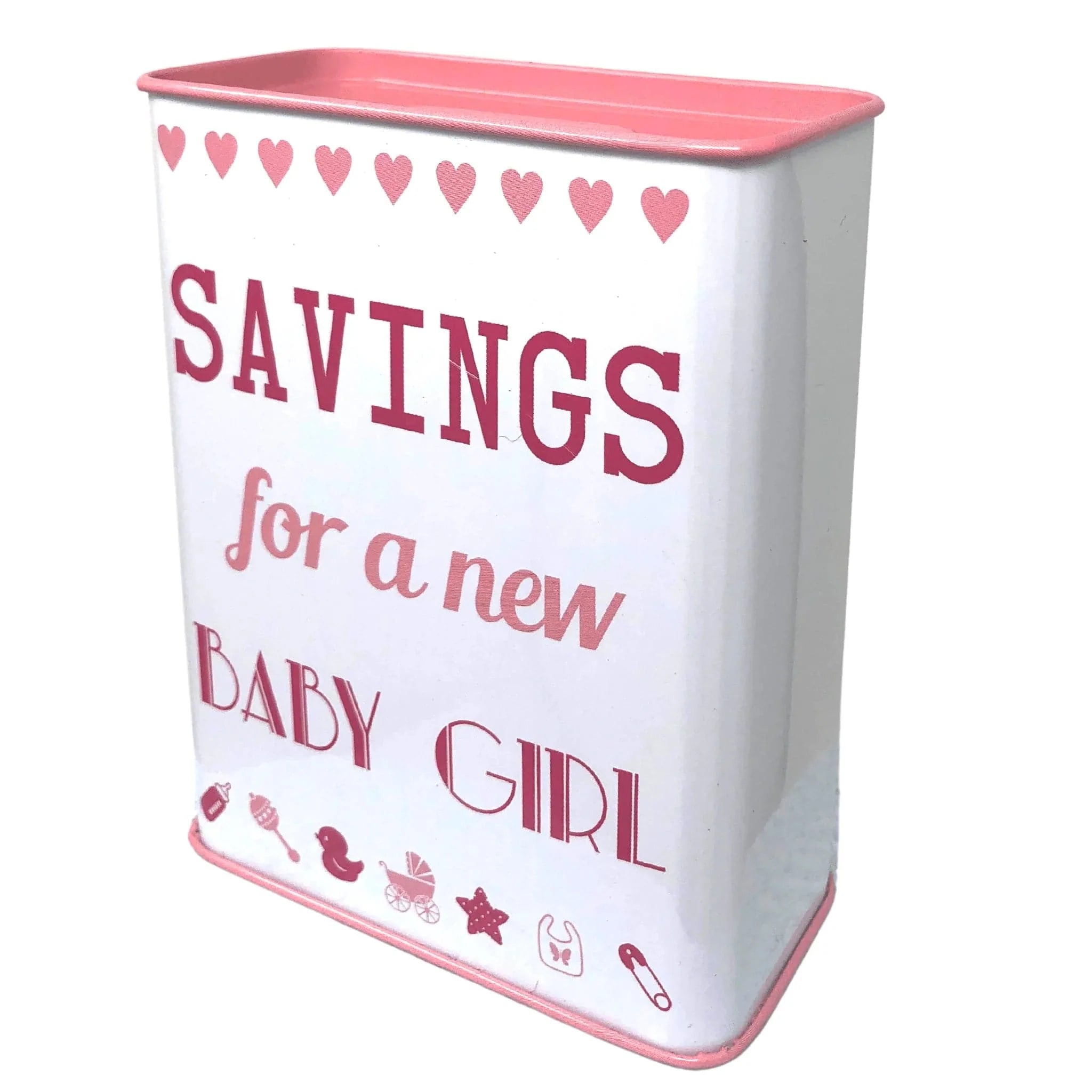 Baby Girl Money Saving Tin - Kids Party Craft