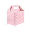 Baby Pink Polka Dot Party Food Boxes - Kids Party Craft