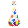Balloon Party Cone Hat 6pcs (16.5cm) - Kids Party Craft