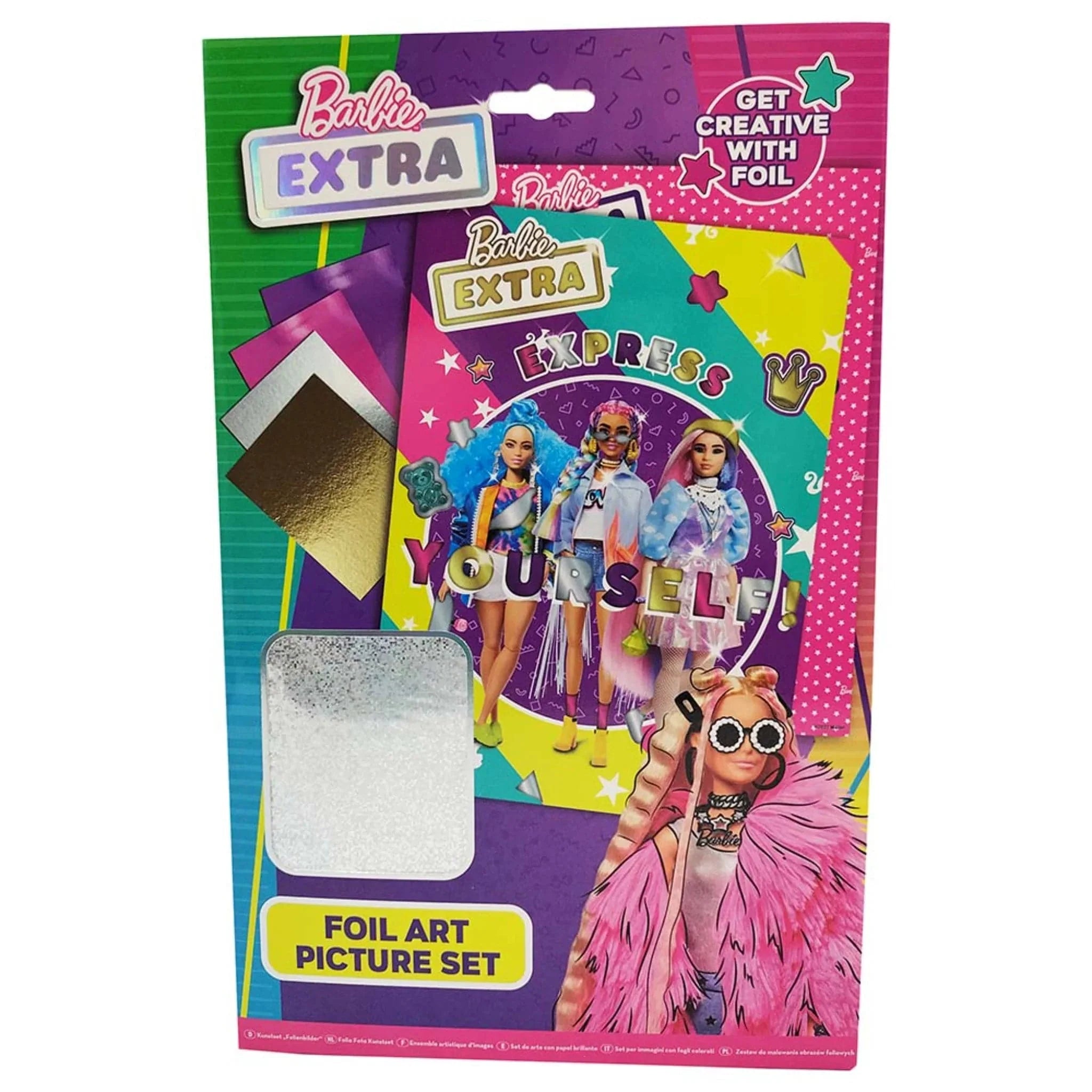 Barbie Foil Art Picture Set - Kids Party Craft