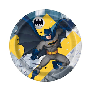 Batman 9" Dinner Plates 8pk - Kids Party Craft