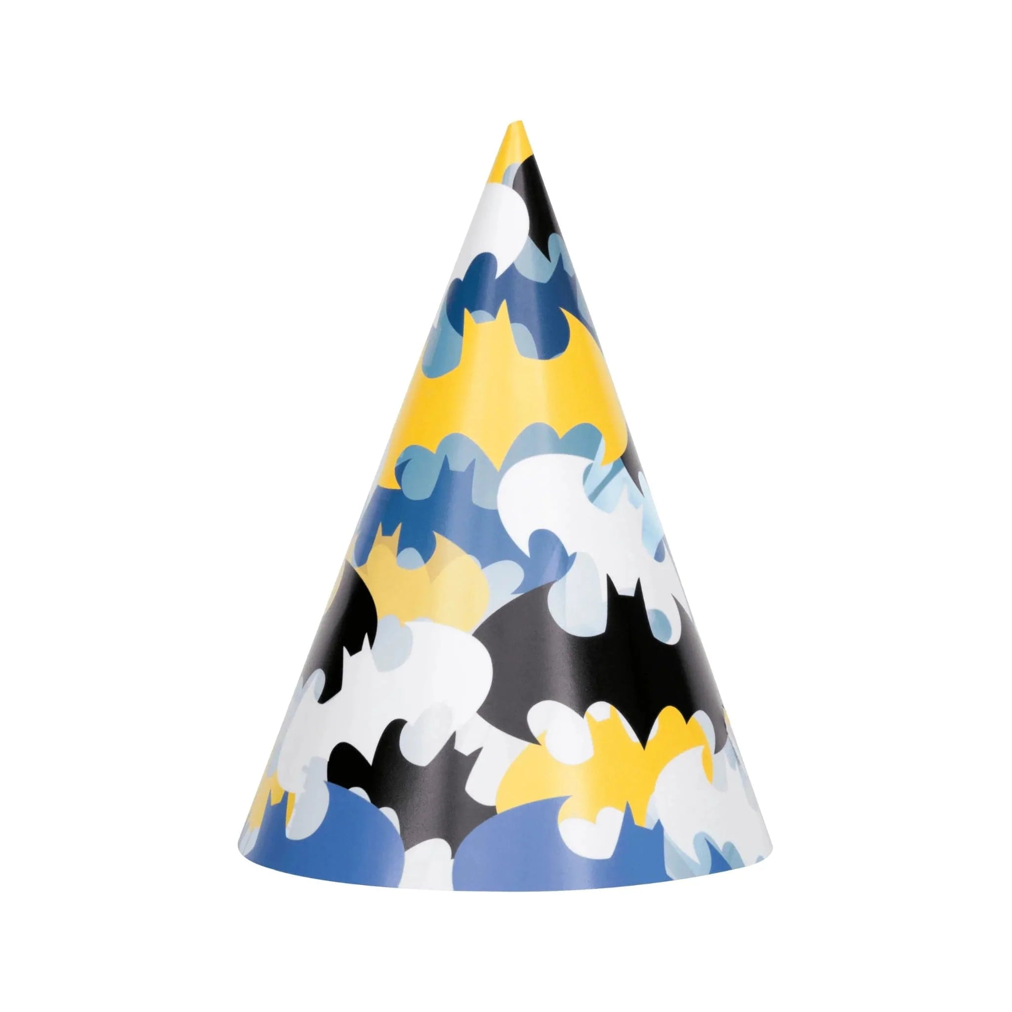 Batman Party Hats 8pk - Kids Party Craft