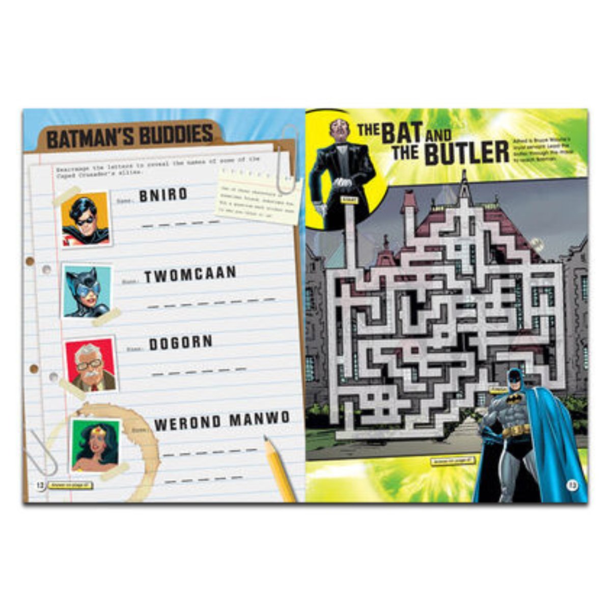 Batman Sticker Burst Book - Kids Party Craft