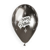 Black Happy Birthday Balloon - Kids Party Craft