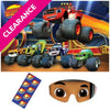 Blaze and the Monster Machines Pin the Flame Party Game - Kids Party Craft