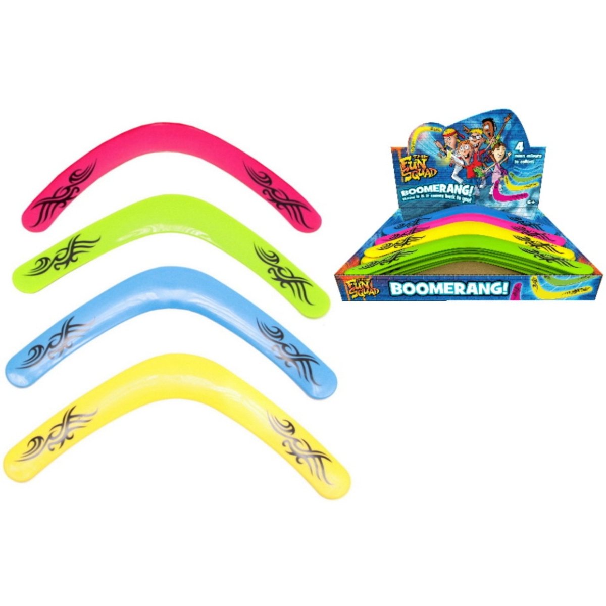 Boomerang Neon Colour - Kids Party Craft