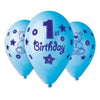 Boys 1st Birthday Balloons Blue & White (10 pack) - Kids Party Craft