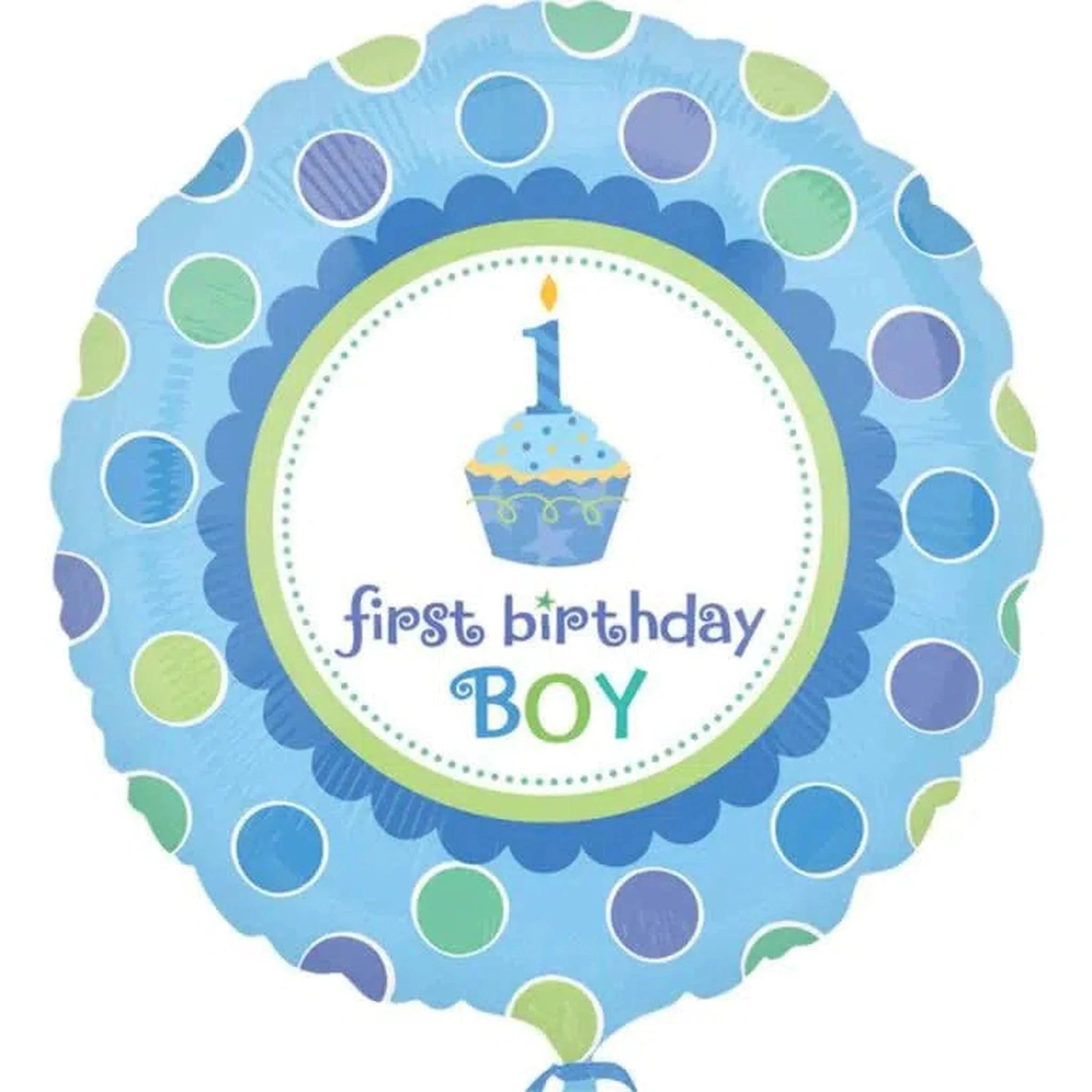 Boy's First Birthday 18" Foil Balloon - Kids Party Craft