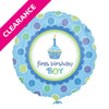 Boy's First Birthday 18" Foil Balloon - Kids Party Craft