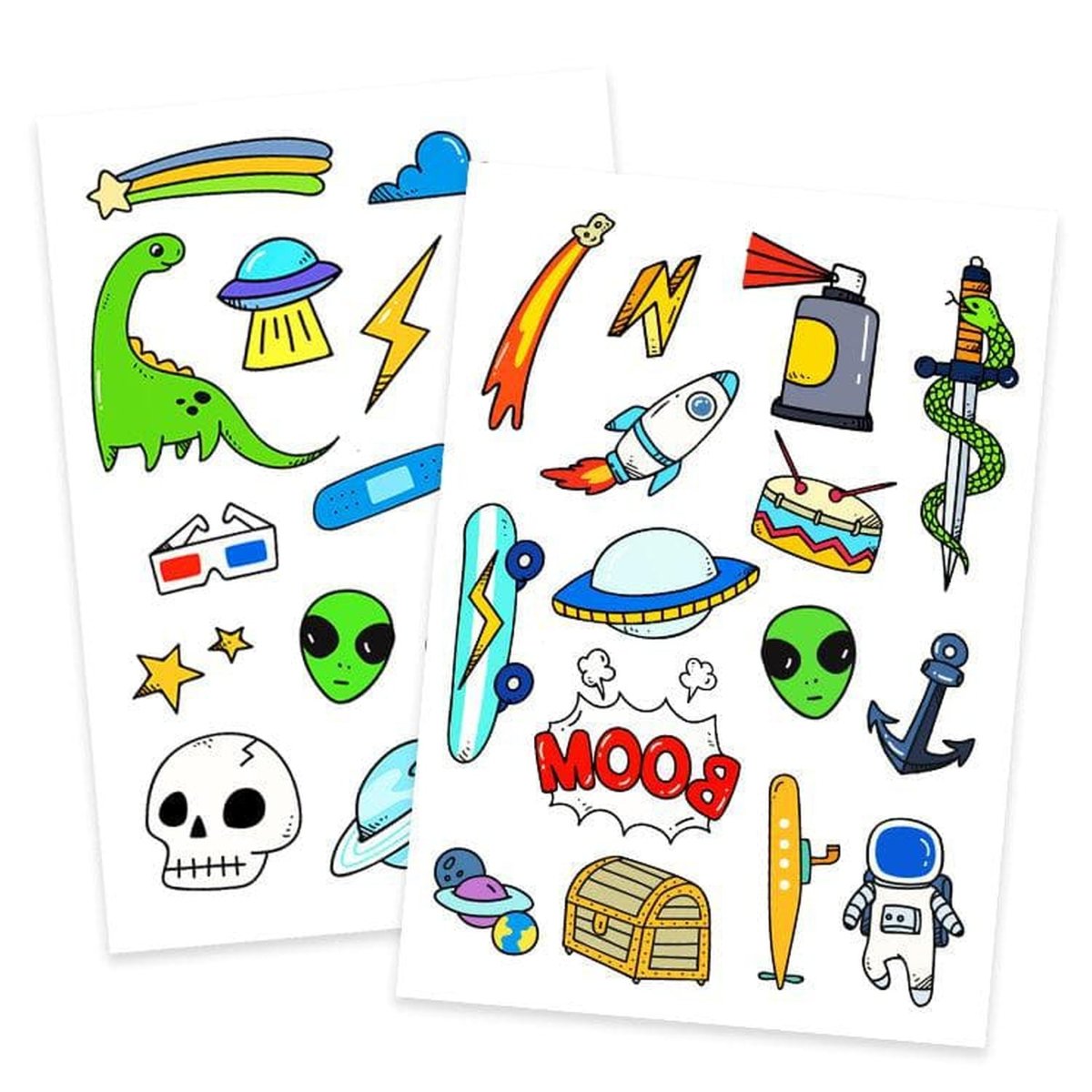 Boys Fun Tattoo Mix - Kids Party Craft