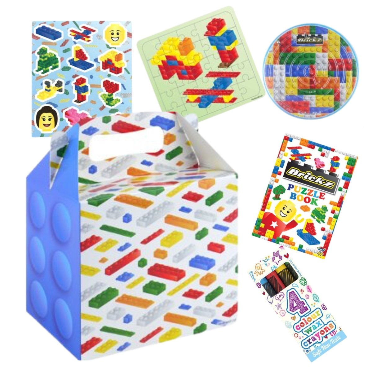 Brickz Pre-Filled Party Food Boxes - Kids Party Craft