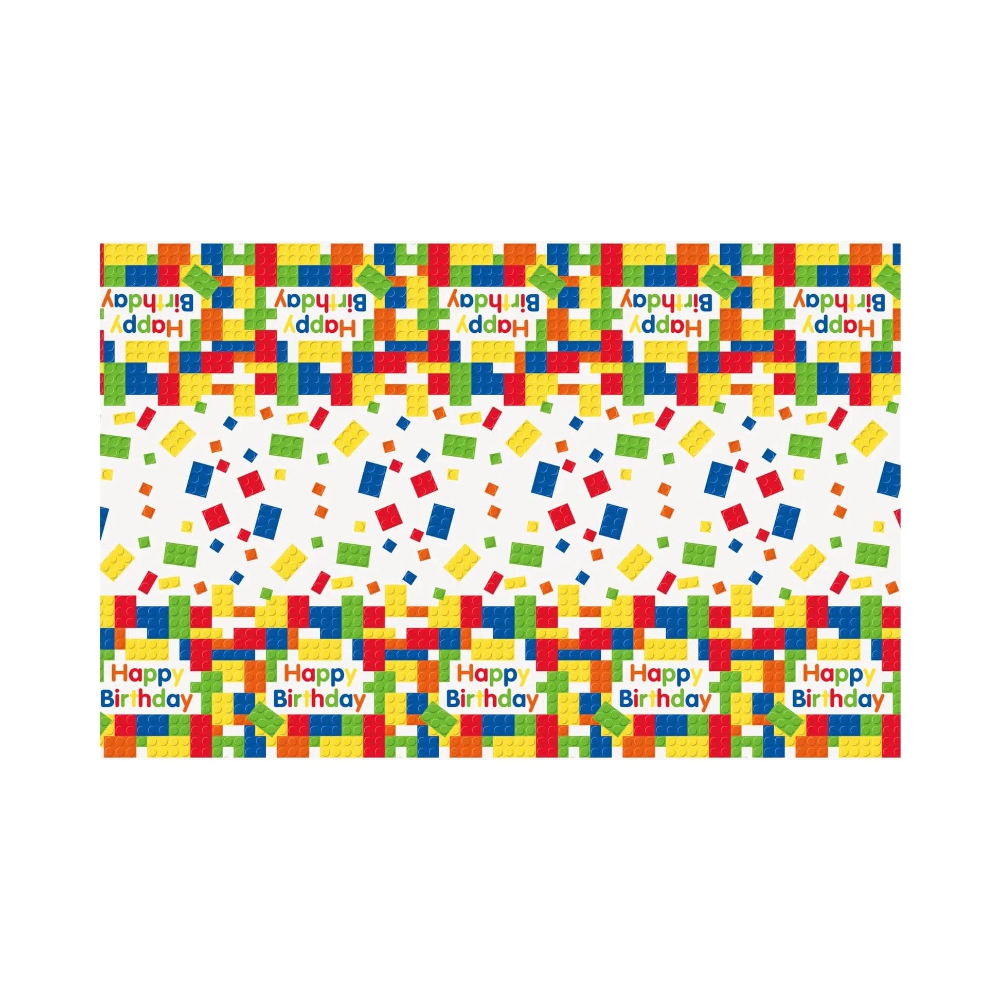 Building Blocks Table Cover - Kids Party Craft