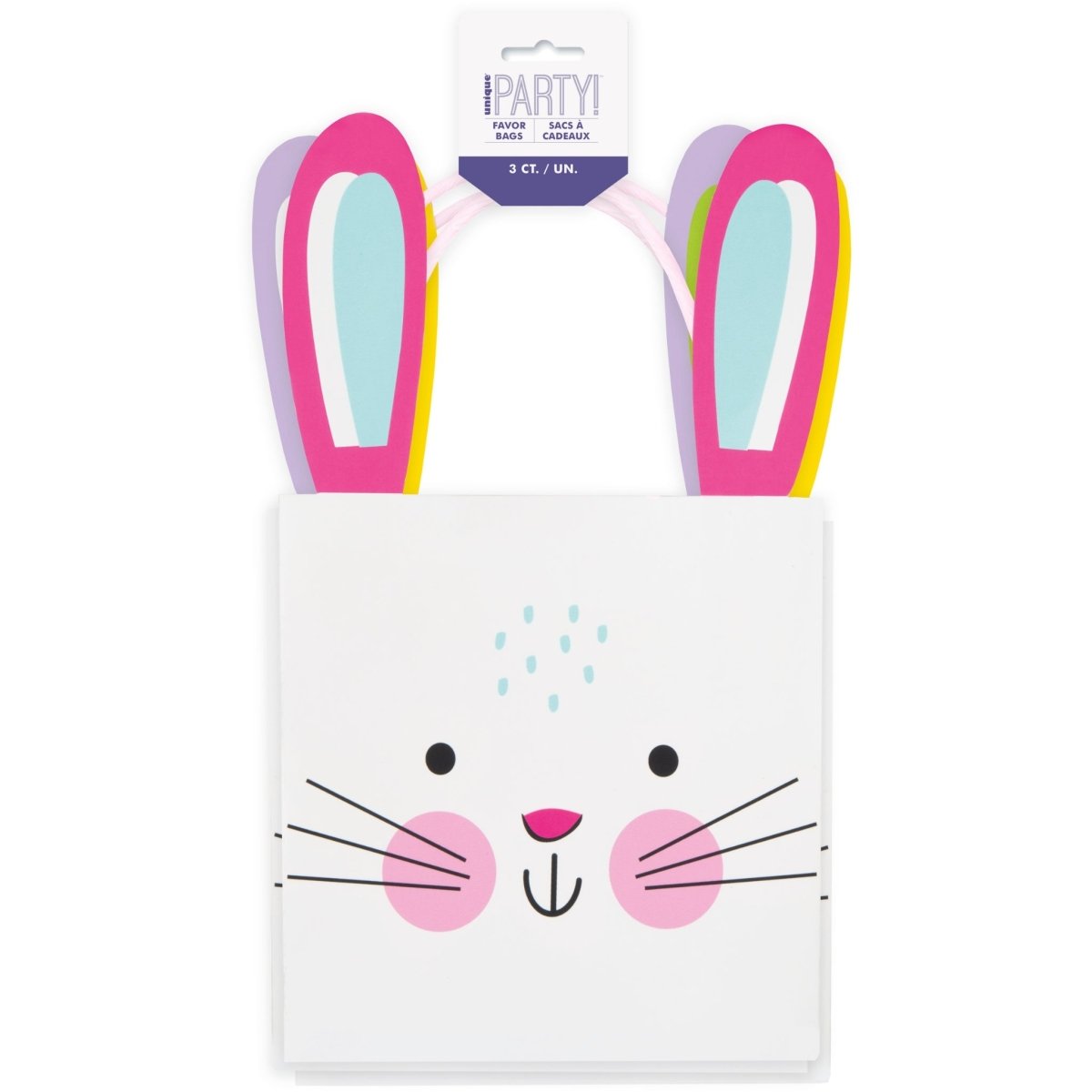 Bunny Ear Easter Treat Bags 3pk - Kids Party Craft