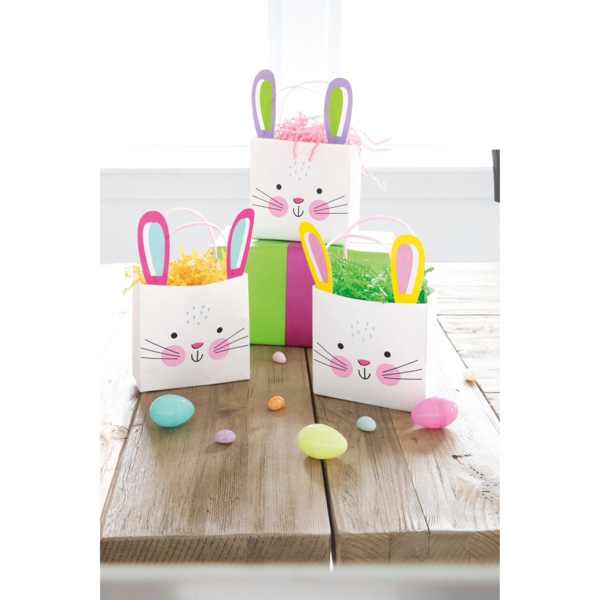 Bunny Ear Easter Treat Bags 3pk - Kids Party Craft