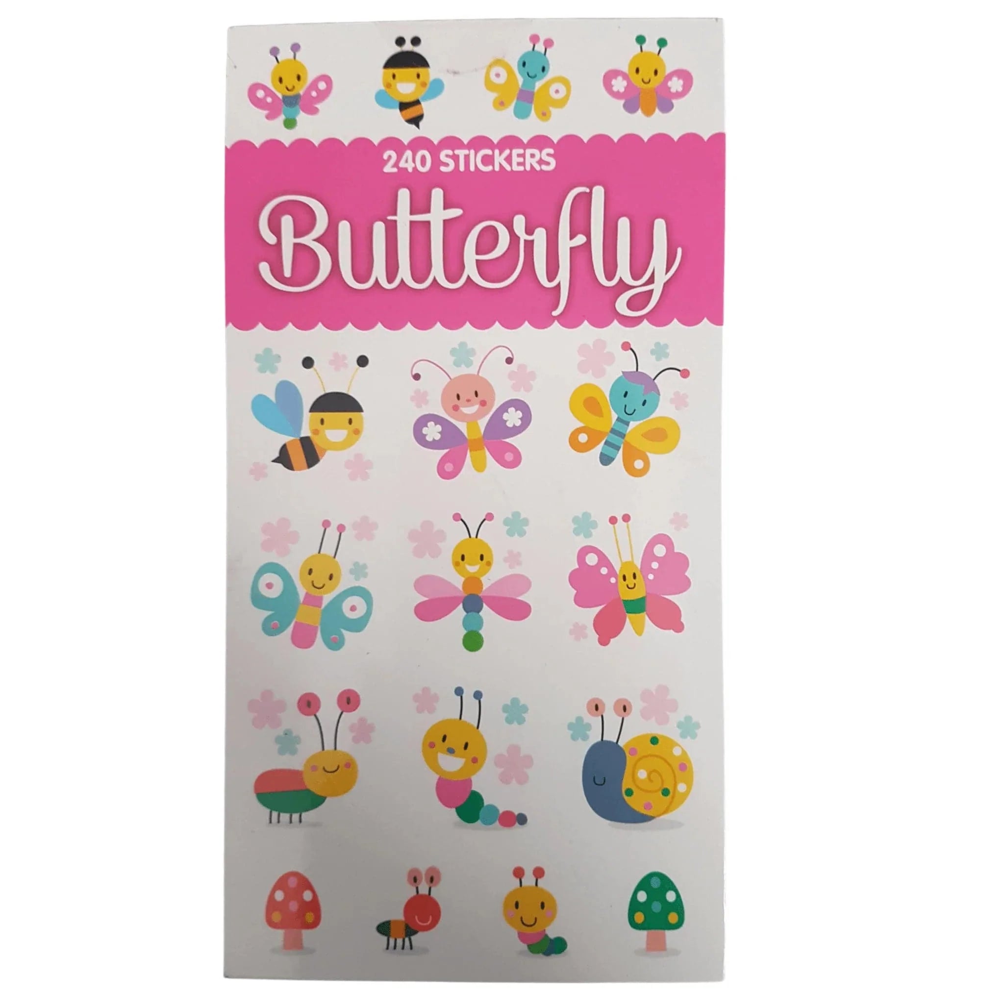 Butterfly Mini Sticker Book 12 Sheets - Kids Party Craft
