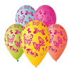 Butterfly Print Balloons Mixed Colours (10 pack) - Kids Party Craft