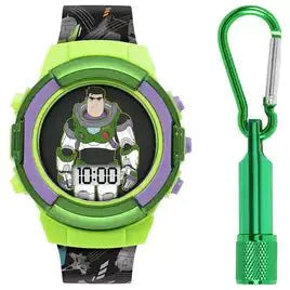 Buzz Light Year Digital Grey Silicon strap Watch Torch Set - Kids Party Craft